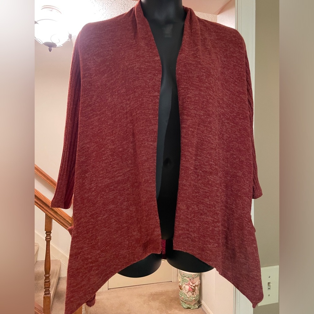 Open Front Cardigan Sweater - Size Small